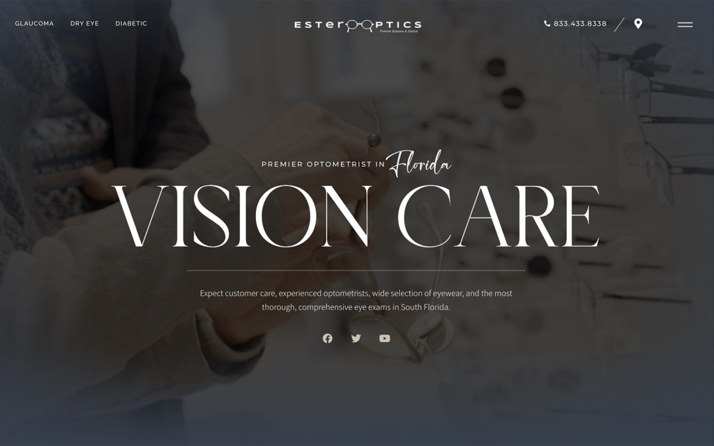 Dark Eye Care Website