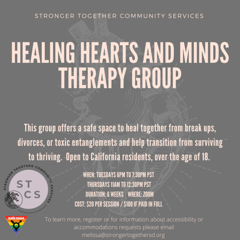 Healing hearts and minds therapy group