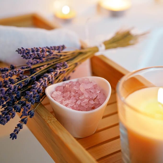 Spiritual aura cleansing ritual bath for full moon ritual