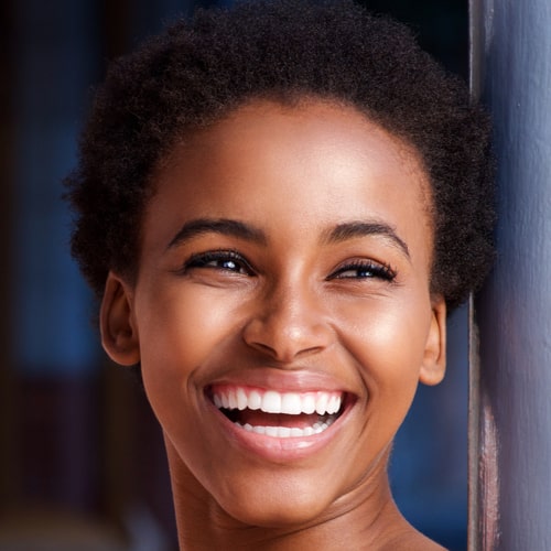 smiling young woman