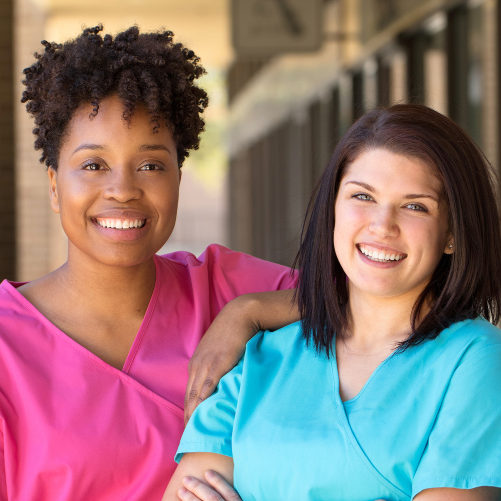 Diverse group of nurses.