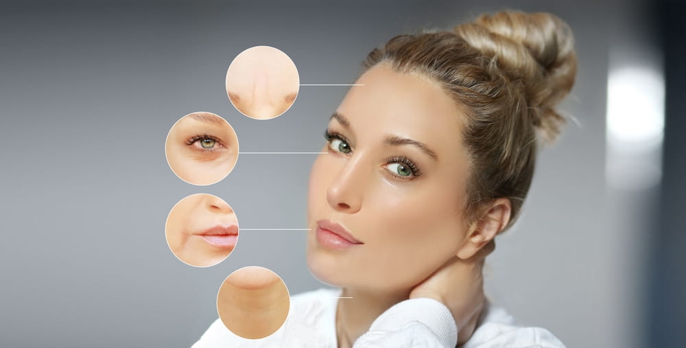 Effects of ageing,Frownscowl lines ,Nasolabial folds,Neck ,Under eye circles,neck lines. Plastic Surgery Results