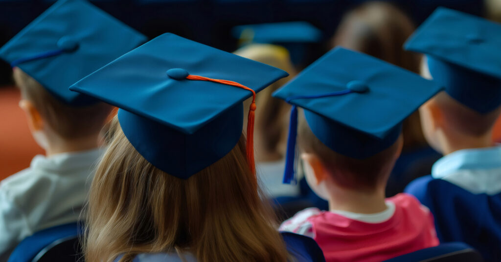 Children's milestones, child graduation, kindergarten graduation, growth, developement