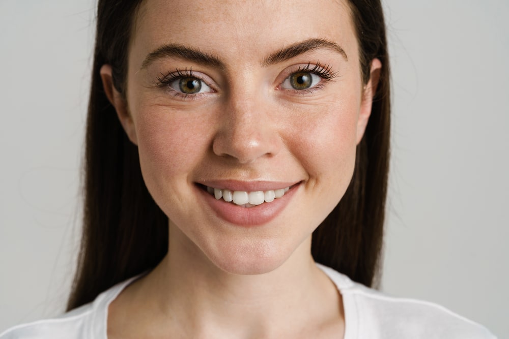 Young woman smiling