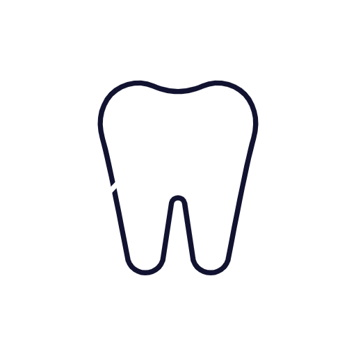 Teeth dental care icon