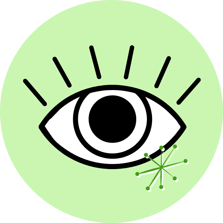 Adult and senior eye exams icon