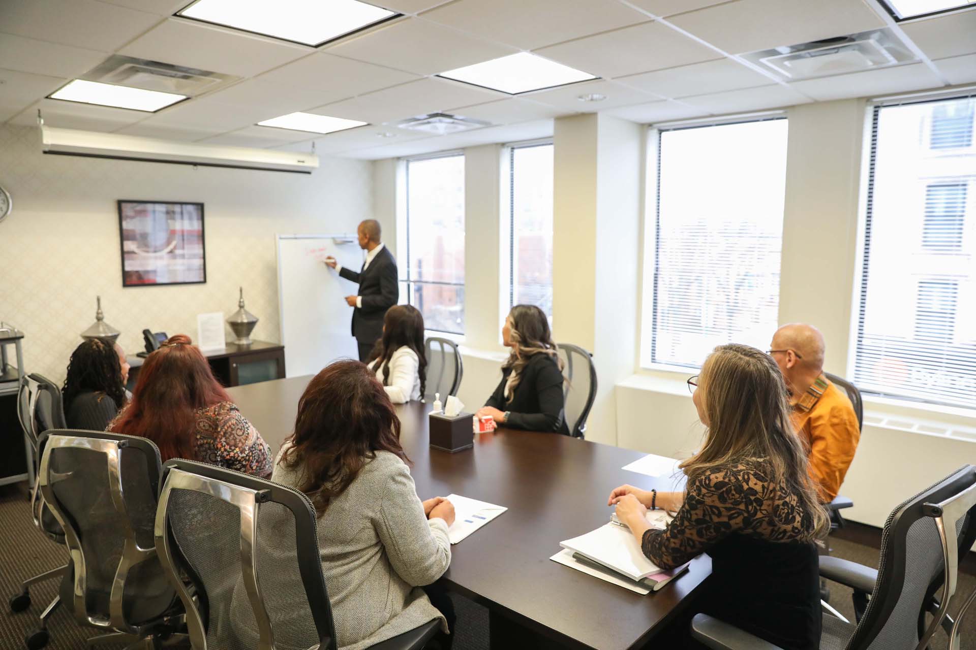 Therapy Health Clinic Team in Conference room