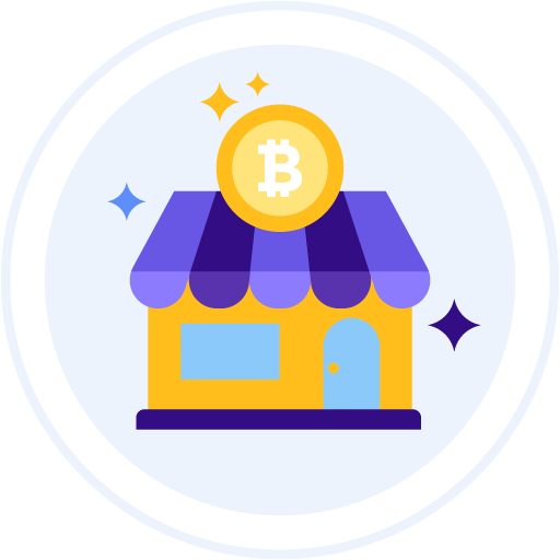 cryptocurrencies market icon