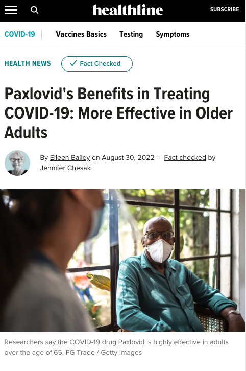 Paxlovids benefits in treating COVID 19