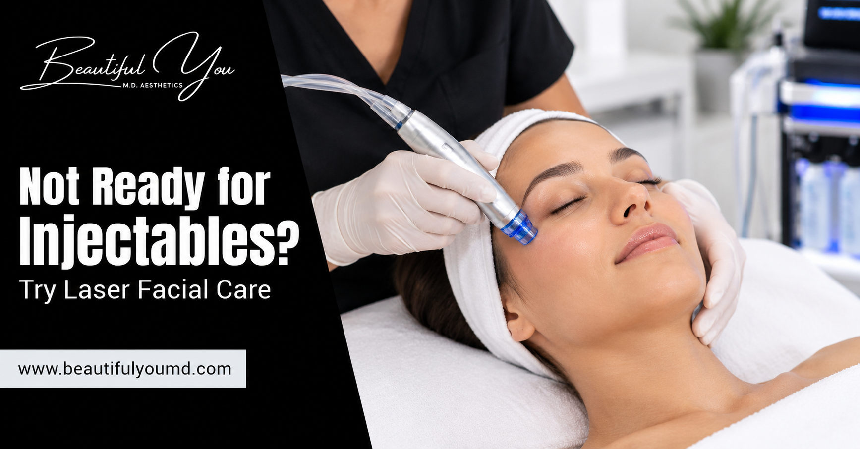 Not Ready for Injectables? Try Laser Facial Care