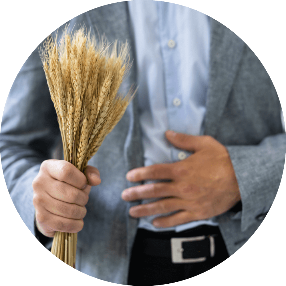 Women Holding Spikelet Of Wheat