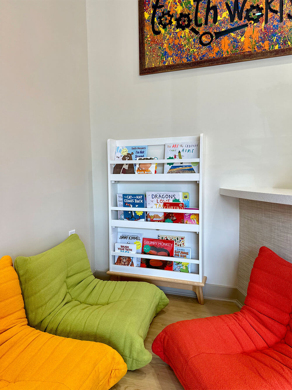 Shot of a colorful modern children's room