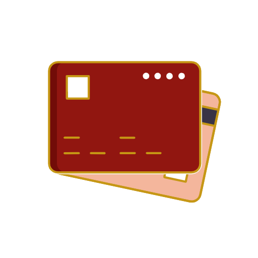 credit card colored icon