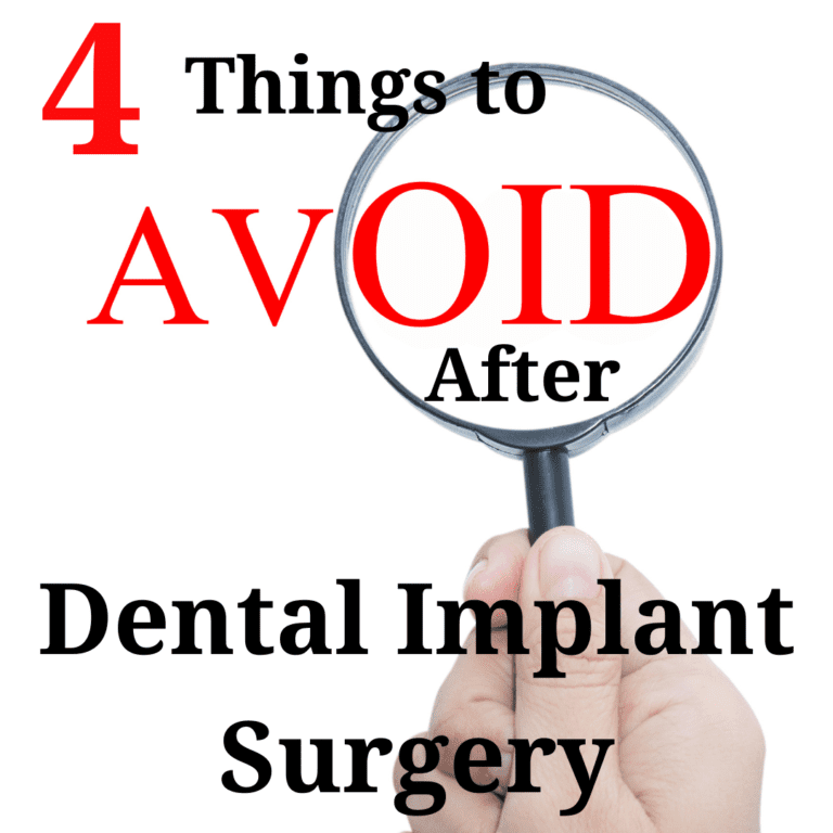 4 Things to Avoid After Dental Implant Surgery