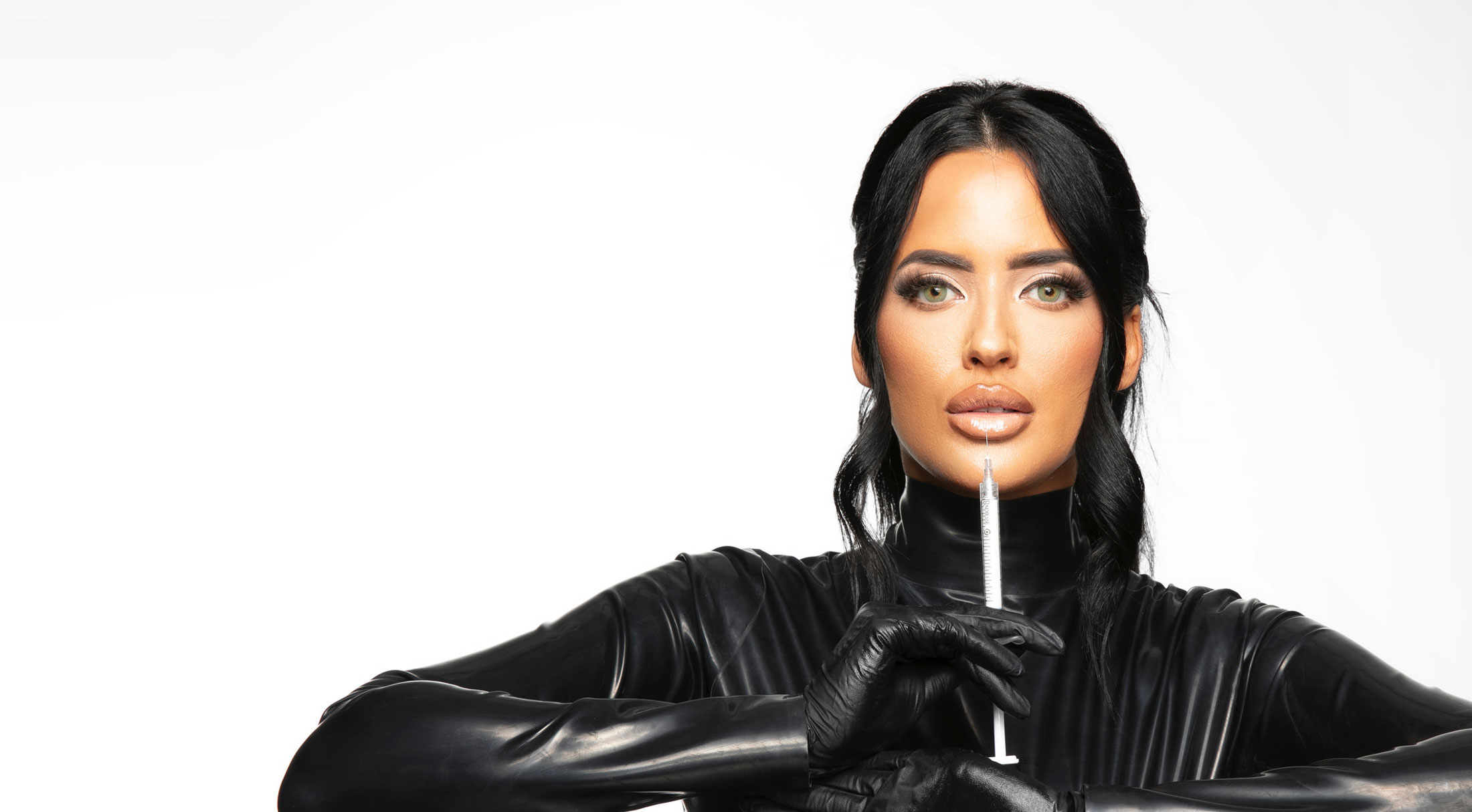 Sivan Parienta with syringe
