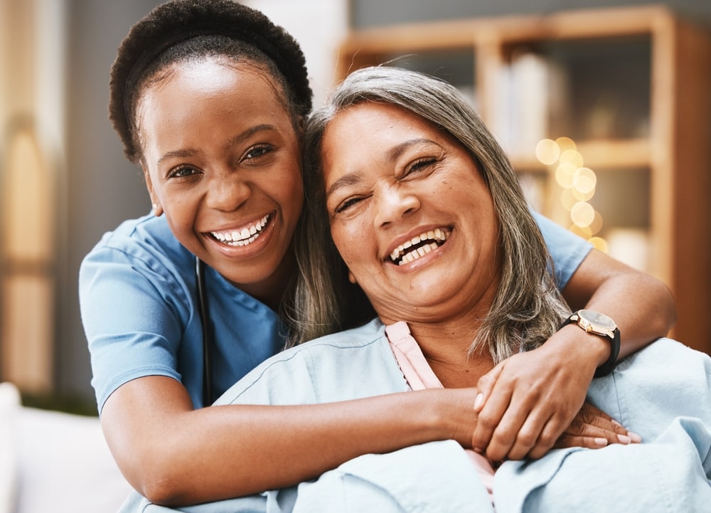 nurse with patient for medical help