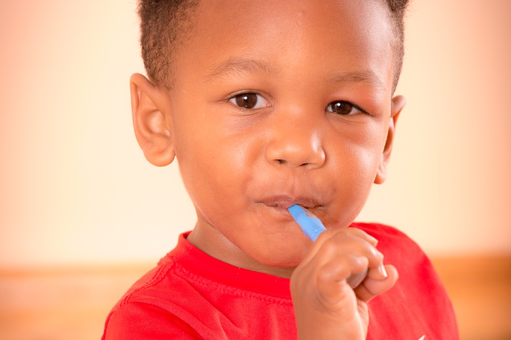 Child with Dental Bruise