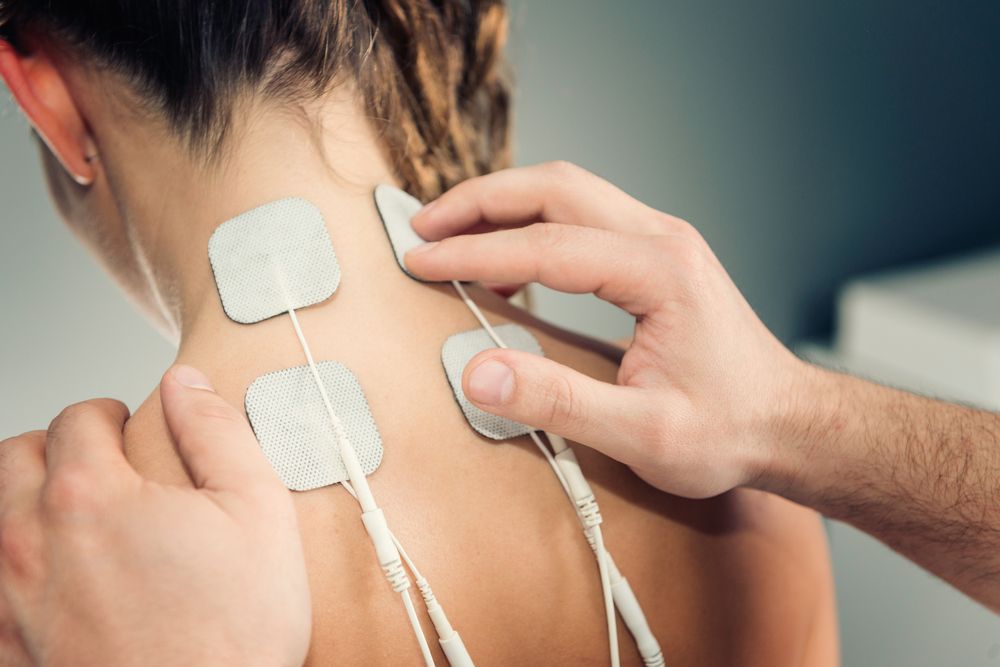 Electro stimulation in physical therapy