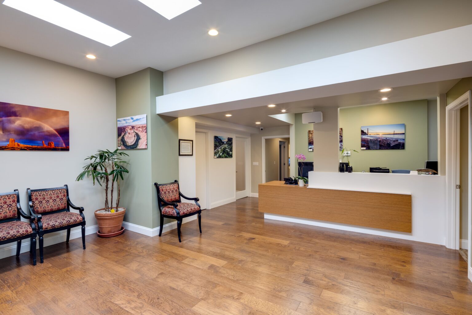 Office interior - front desk