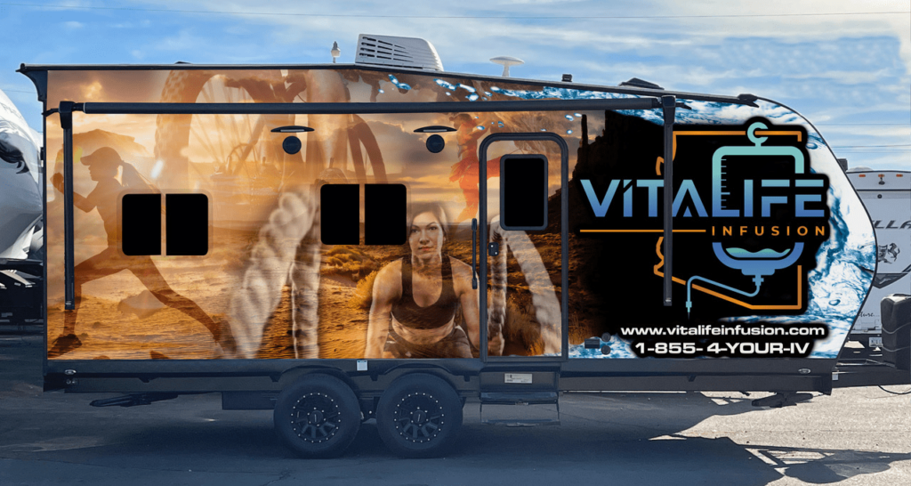 Premium IV Infusion truck banner