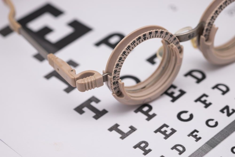 Optometrist trial frame