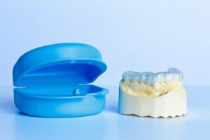 Grind guard on a custom-made tooth model