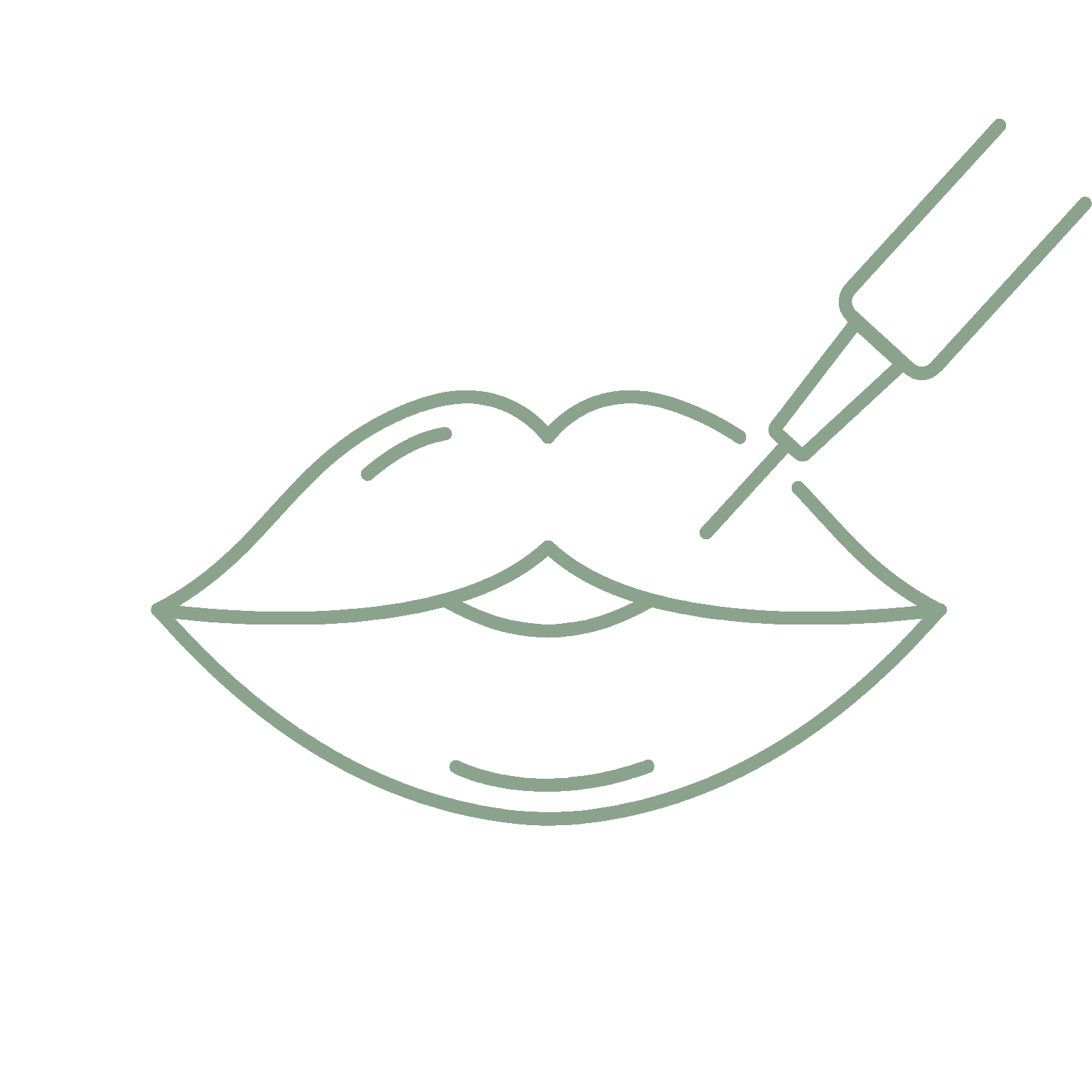 Lip Injection Icon