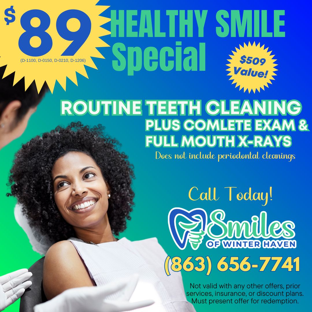 $89 Exam and Cleaning Special Offer