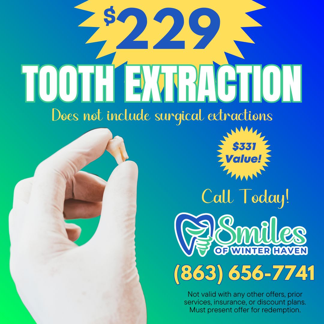 Tooth Extraction Special only $229