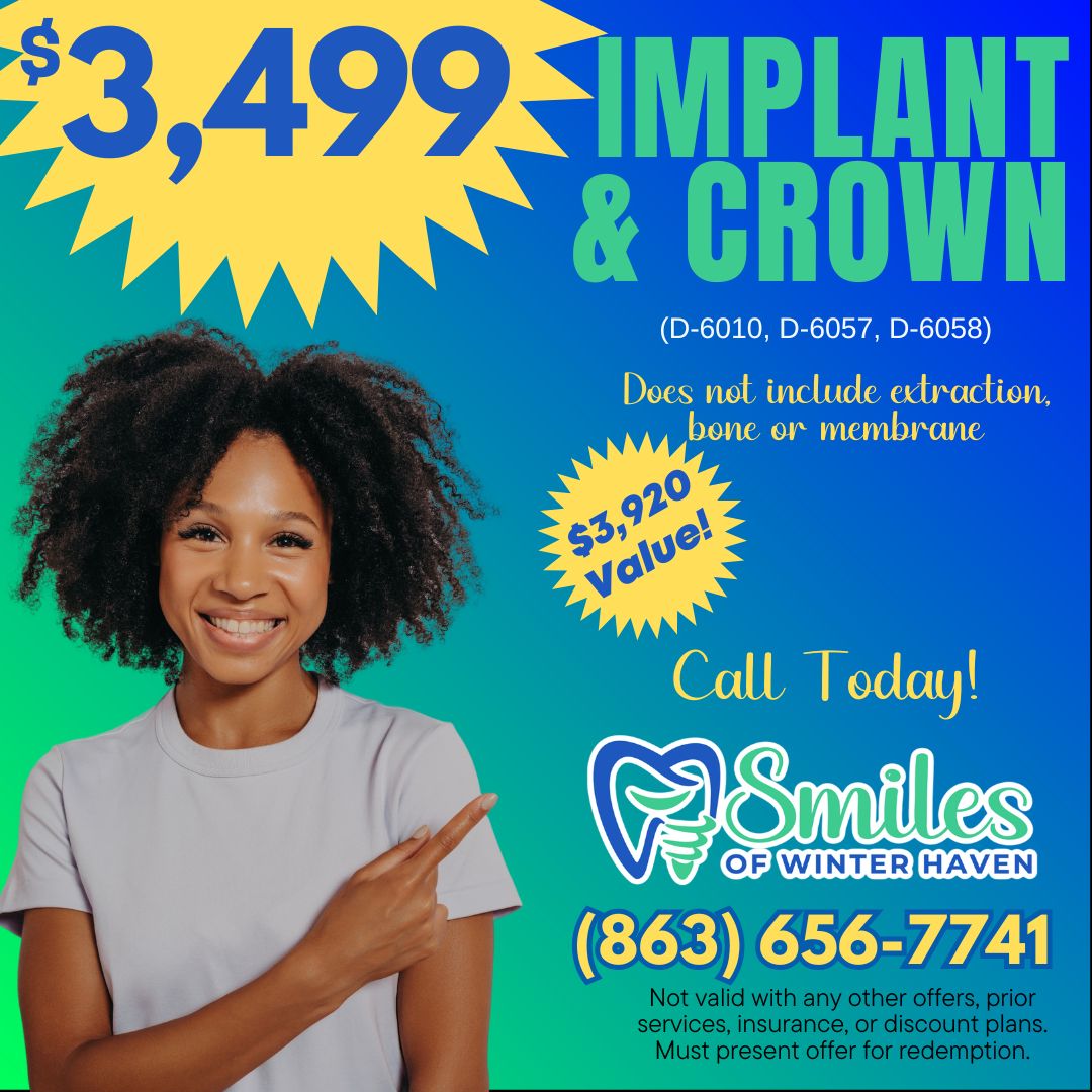 $3499 Implant and Crown Special