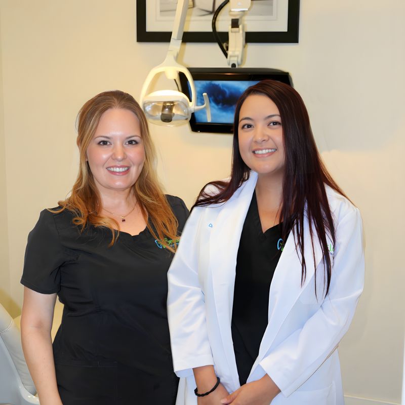 Dr. Rueda and Dental Hygienist Maria