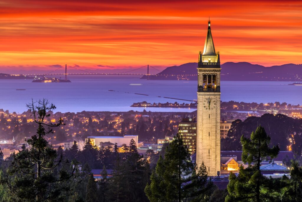 Dramatic Sunset over San Francisco Bay