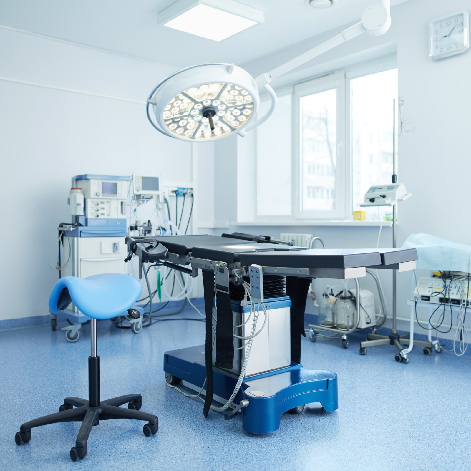 Interior of operating room in modern clinic