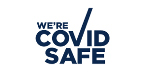 we are covid safe logo