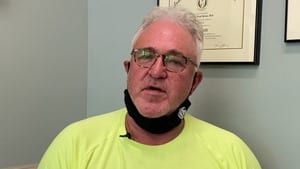 Screenshot of a Male patient from a video review