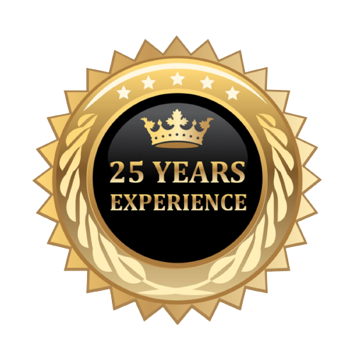 Twenty Five Years Experience Badge