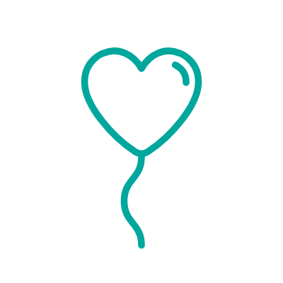 heart balloon - Icon