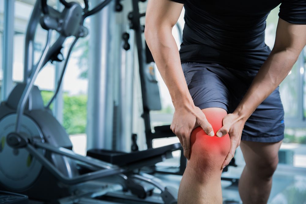 Healthy men Injury from exercise in the gym