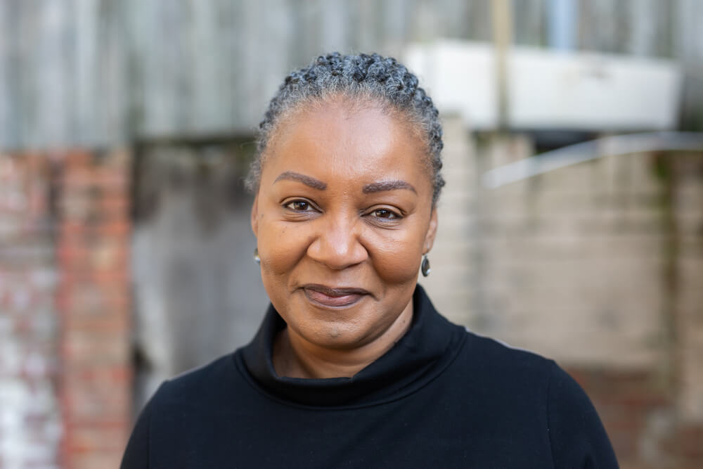 Portrait of a healthy and happy middle-aged African woman