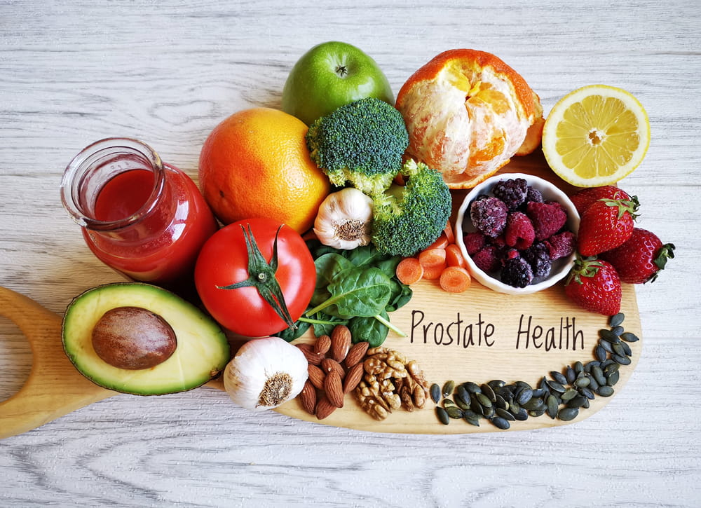 Super foods for healthy prostate. Natural products to prevent prostate cancer and boost prostate health