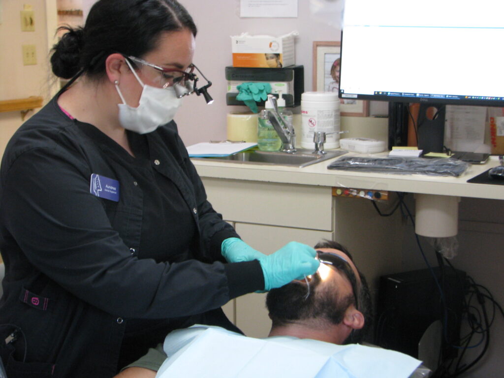 Back Bay Dental Staff during work