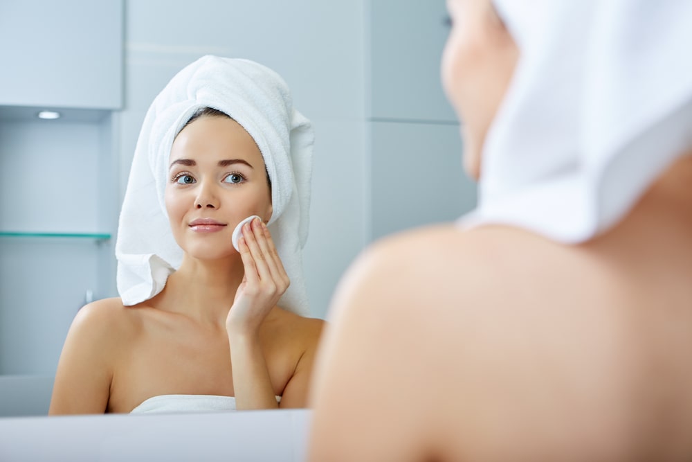 Young Woman in the Bathroom